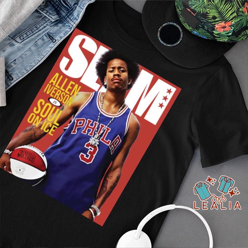 Jason Kelce Slam Allen Iverson Is Soul On Ice Shirt