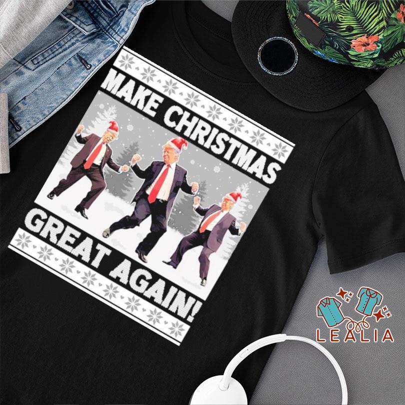 Make Christmas Great Again Trump Dancing 2024 Shirt